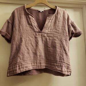 Splendid super soft cropped shirt